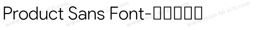 Product Sans Font字体转换